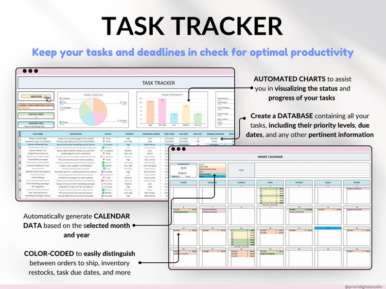 Small Business Bookkeeping Tracker Inventory Tracker Order Tracker Handmade Product Task Tracker Pricing Calculator Google Sheets Excel