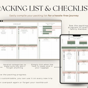 Honeymoon Travel Planner Google Sheets Excel Holiday Organizer Travel Budget Spreadsheet Travel Itinerary Vacation Planner Packing List