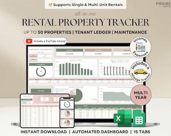Rental Property Tracker Google Sheets Landlord Spreadsheet Multi Property Management Tracker Excel Rental Bookkeeping Rent Payment Tracker