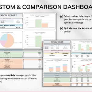 Etsy Seller Bookkeeping Spreadsheet Small Business Planner Income Expense Profit Tracker Google Sheets Excel Accounting Template Tax Tracker