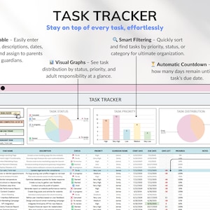 Co-parenting planner for Google Sheets to help divorced or separated parents track custody schedules, child support, shared expenses, and visitation. Includes automated calendar, recurring and one-time schedules, and expense tracking to simplify co-parenting and financial management. Perfect digital tool for organized, stress-free custody and parenting coordination.