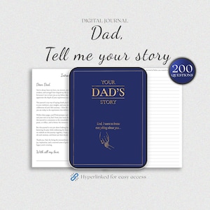 La historia de tu papá: un diario digital con 200 mensajes reflexivos: el regalo perfecto para el Día del Padre (descarga instantánea)
