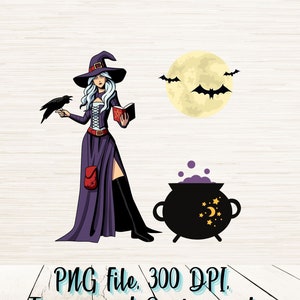Halloween Hexe Kunstwerk Png | Sofortiger digitaler Download | Pod erlaubt | Lustiges T-Shirt Sublimation | Filmklassiker | Hochauflösende Clipart