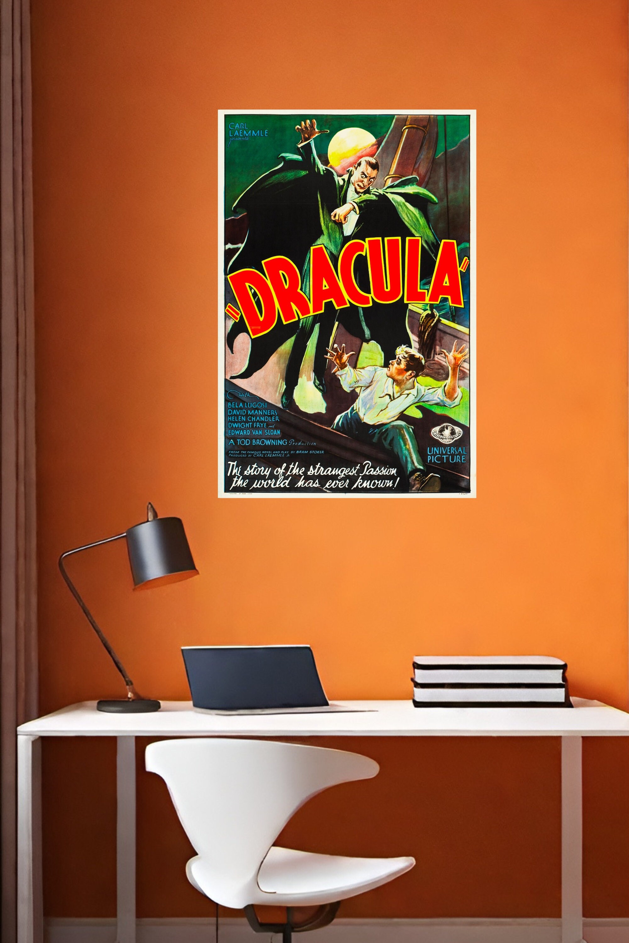 Classic 1931 Dracula Vintage Reproduction Horror Movie Poster - Etsy