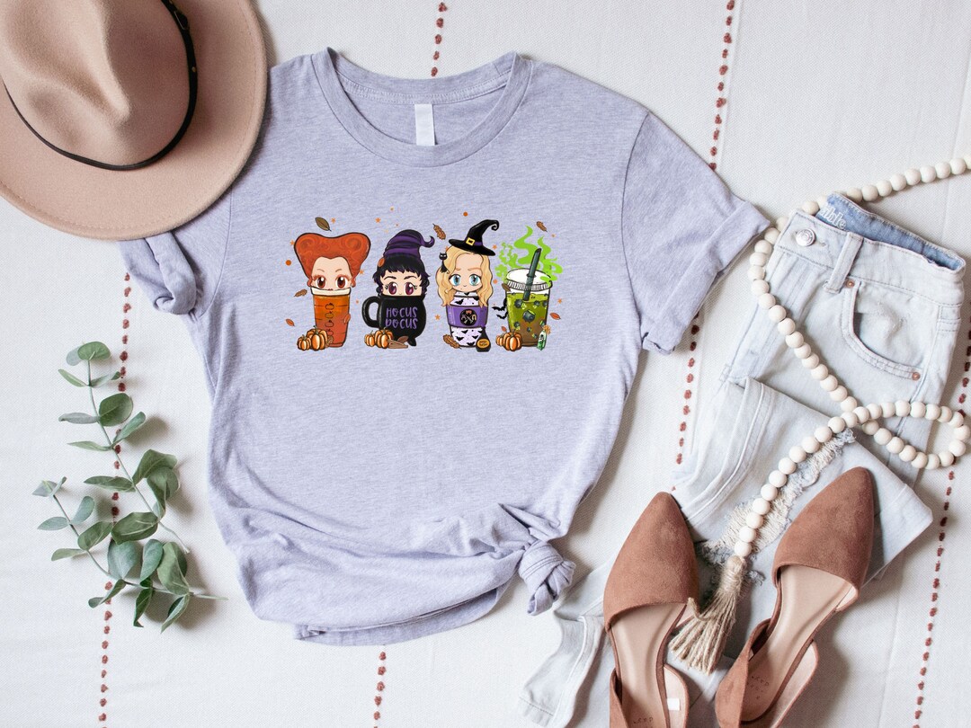 Sanderson Sisters Pumpkin Latte Drink Shirt Cute Fall Shirt Etsy