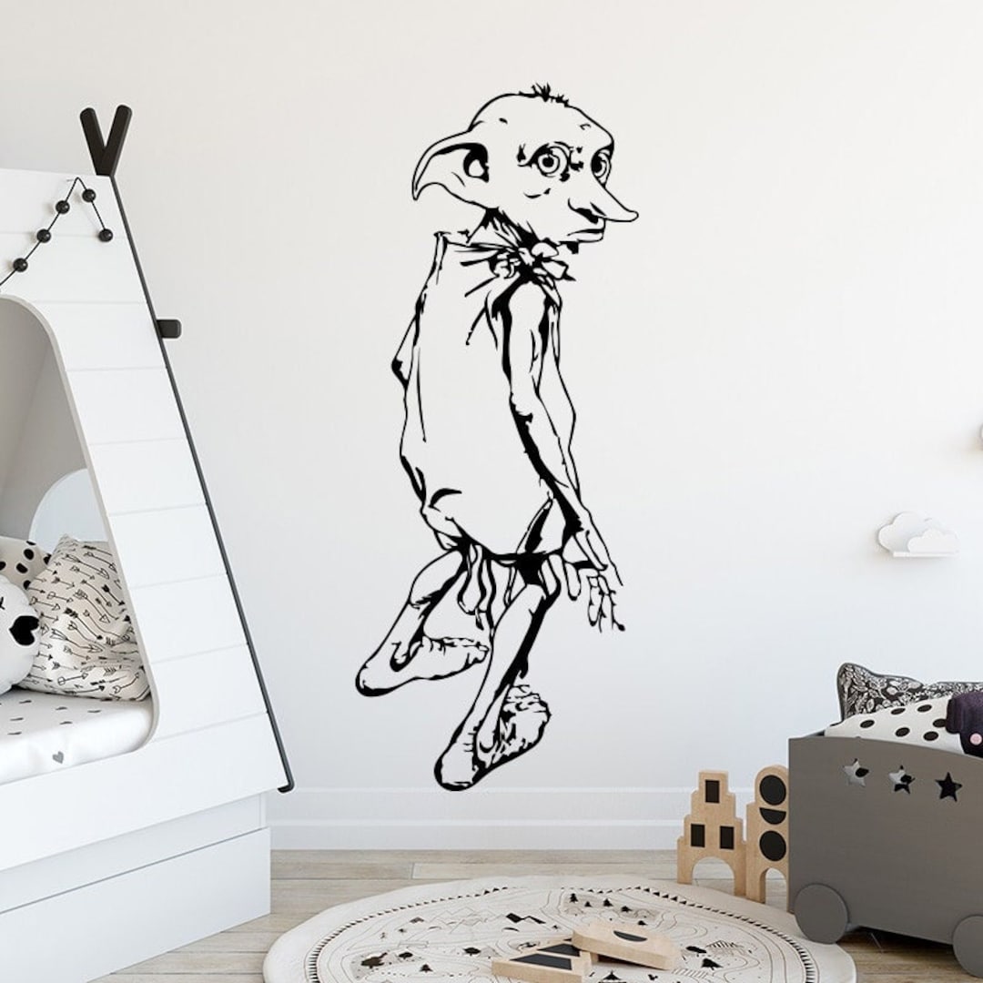 Dobby Wall Sticker Harry Potter Room Bedroom Wall Decal Etsy