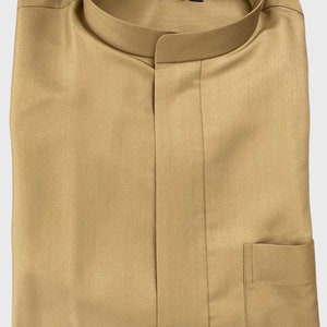 Mens Ready Made Golden Kuwaiti Thobes Jubbah Jubba Thawb Kandora Dishdasha Jalabiya Kaftan Qamis Mens Islamic Clothing