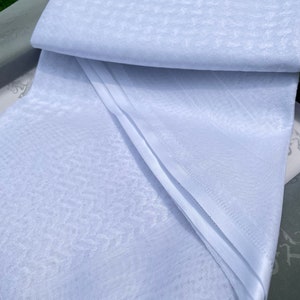 Mens White Luxury Shemagh Scarf