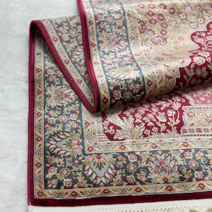 Special Prayer Rug Luxury Prayer Rug Silky bamboo Eid Gift Ramadan Gift Wedding Gift Muslim Birthday Gift Islamic Gift Sejadah Janamaz