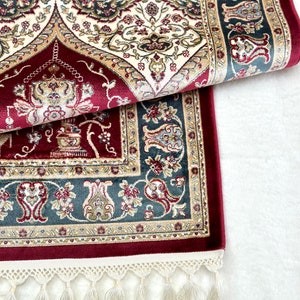 Ramadan gift High quality gift Luxury prayer rug Praying Mat Carpet Turkish rug Prayer Rug For Muslim Gebetsteppich Muslim Wedding Gift Mat