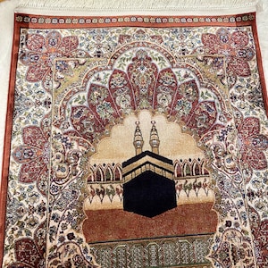 Thick Prayer Rug Islamic Prayer Rug High quality prayer rug Perfect Muslim Gift Salat Prayer Rug Gifts for Muslims Burgundy prayer rug