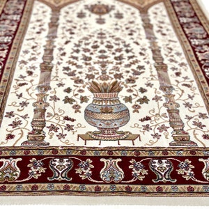 Luxury Thick Prayer Rug: Soft Turkish Janamaz, Ramadan Gift
