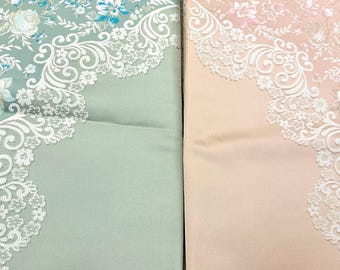 Satin Prayer Mat Gift Set: Pink Floral Design, Tasbih Included