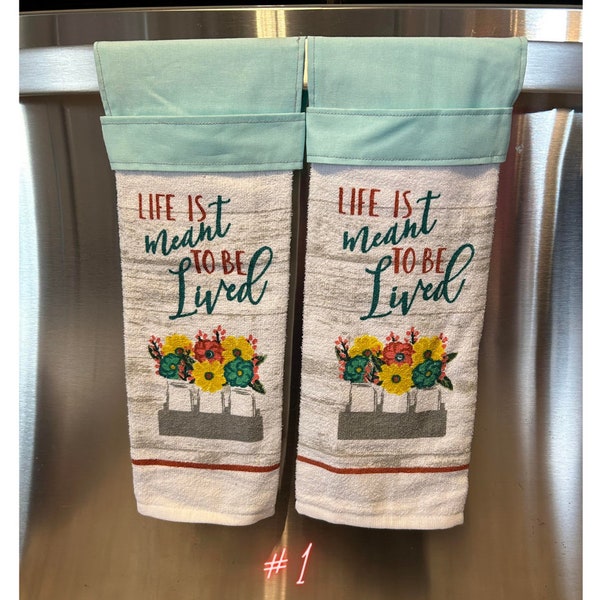 Hanging Dish Towel Etsy