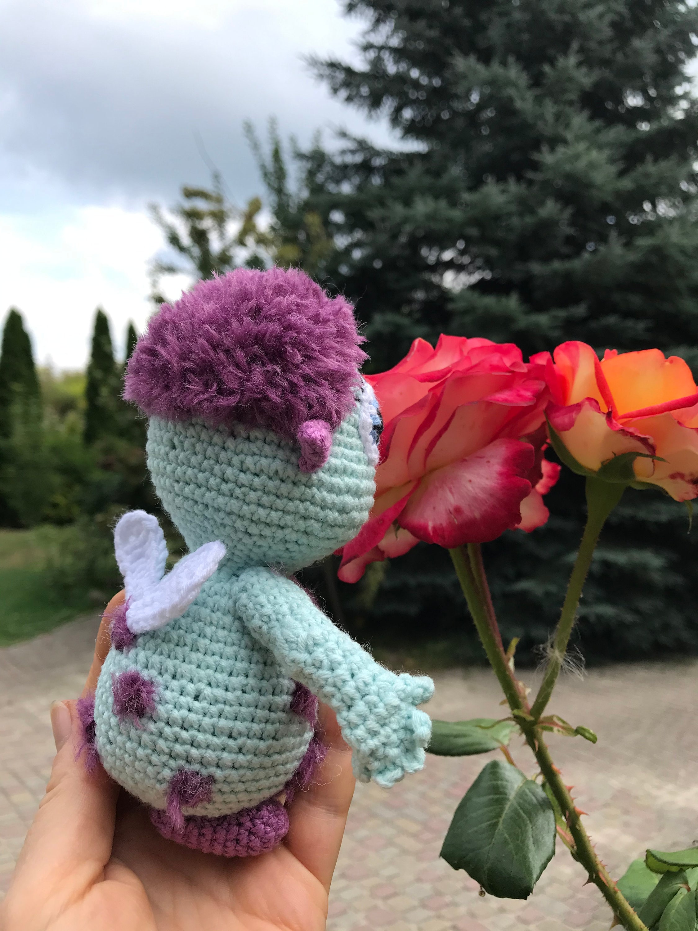 Bibble Puffy Doll Inspired Crochet Gift Magic Fairy Tale Forest Spirit ...