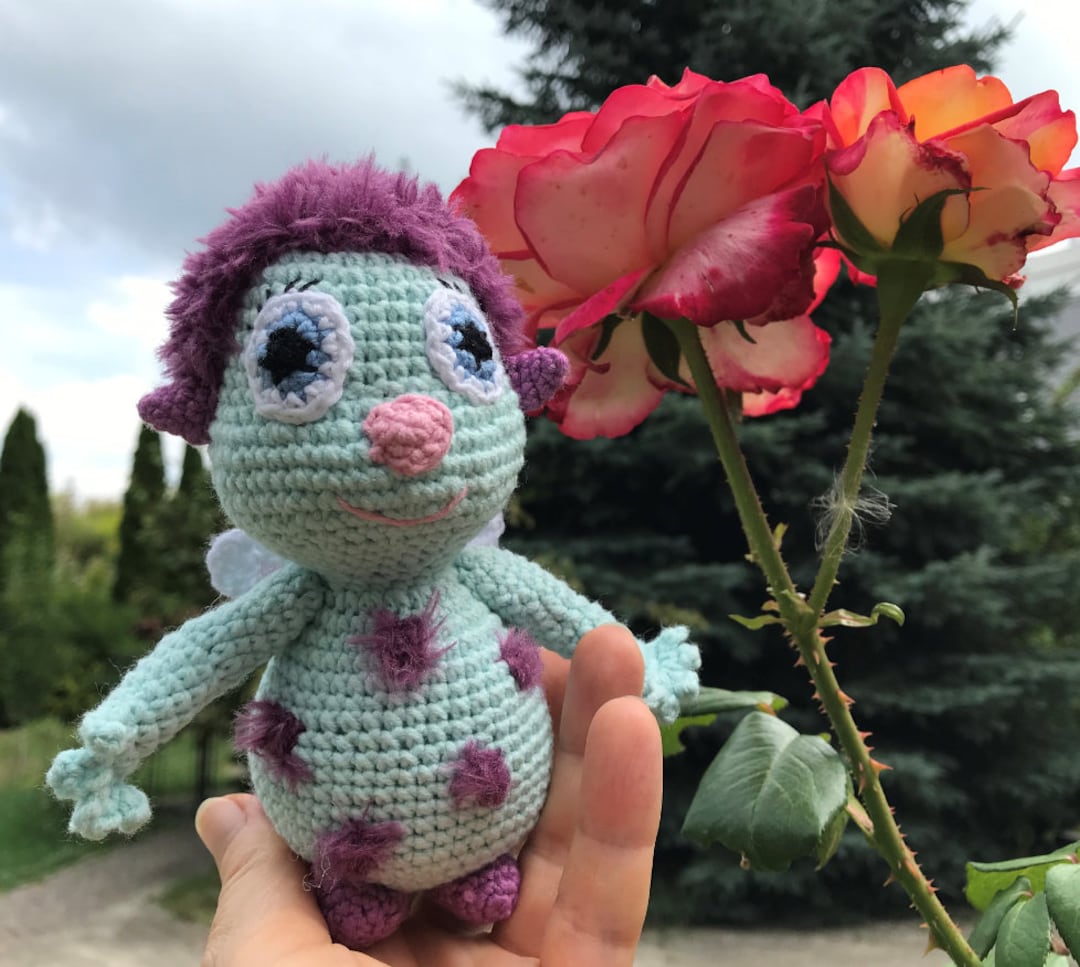 Bibble Puffy Doll Inspired Crochet Gift Magic Fairy Tale Forest Spirit ...