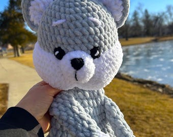 Dog Shiba Inu Crochet Lovey Baby Snuggler Large Folf Woobie Blanket Plush Animal Custom Comforter Cuddle Order Forest Amigurumi Soft Toy