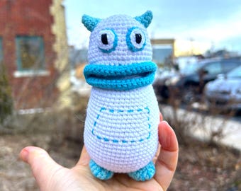 Gehäkeltes Big Tum Inspiriertes Stofftier Lerne Rechenkunst Geschicklichkeitserziehung Plushie Stofftier NumberBlock individuellen Geburtstagsparty-Geschmack