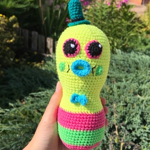 Mr Dinkles Crochet Pattern Inspired Trolls Toy Amigurumi DIY Etsy