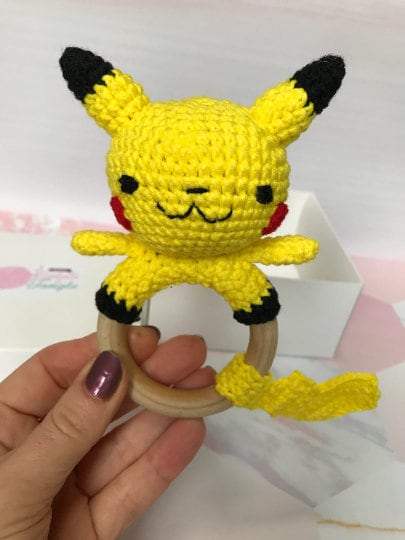 専用ピカチュウ かぎ針編み衣装 ぬいぐるみ 着せ替え服・アウトフィット