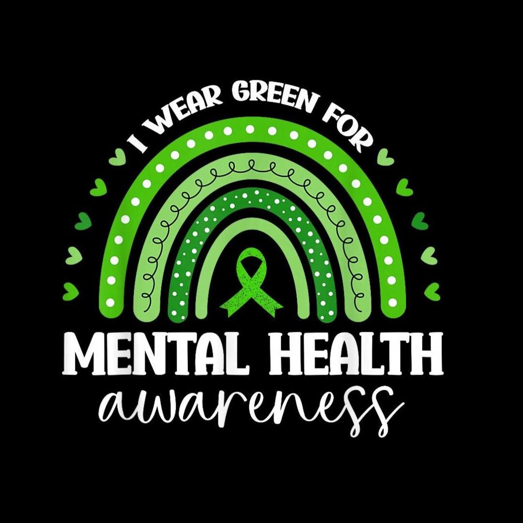 I Wear Green PNG, Mental Health Awareness Digital Download, Green ...