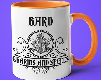 Mug Barde Baldur's Gate 3, cadeau du jeu Donjons et dragons, cadeau D&D du jeu de rôle fantastique Baldurs Gate, Dungeon Master Cup