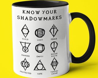 Elder Scrolls Skyrim Shadowmarks Mug, Skyrim Mug, Elder Scrolls Skyrim Gift, Skyrim Gift, Elder Scrolls Gamer Mug