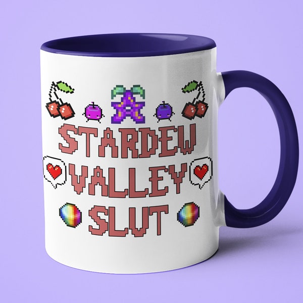 Stardew Valley Slut Tasse, Stardew Valley Geschenk, Lustige Stardew Valley Tasse