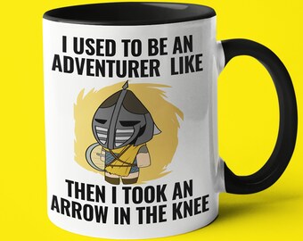 I Used Be An Adventurer Like You Mug, Skyrim Mug, Elder Scrolls Skyrim Meme, Skyrim Gift, Elder Scrolls Gamer mug