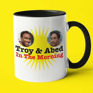 Tasse Troy et Abed le matin, tasse Community Abed Nadir, cadeau tasse Greendale