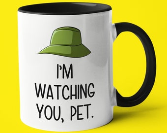 Mug pour animal de compagnie Je te regarde : cadeau de fan de Vera Stanhope