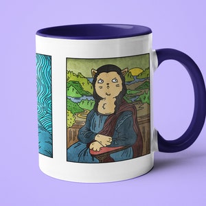 Renaissance Cats Mug, Funny Cat Mug, Cat Lover Gift Mug, Cat Owner Gift, Cat Mom Gift, Crazy Cat Lady Mug, Cat Dad Mug, Gift For Cat Lovers