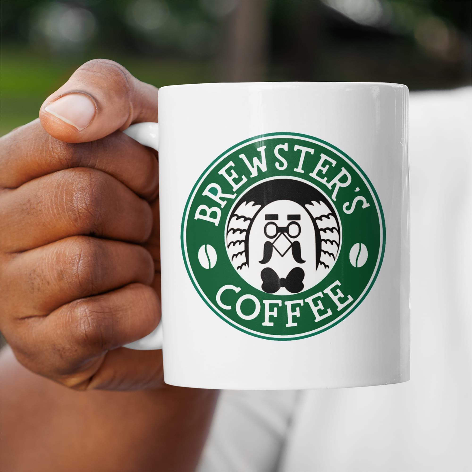 Animal Crossing Pattern Ceramic Mug | 11oz ACNH Coffee Cup