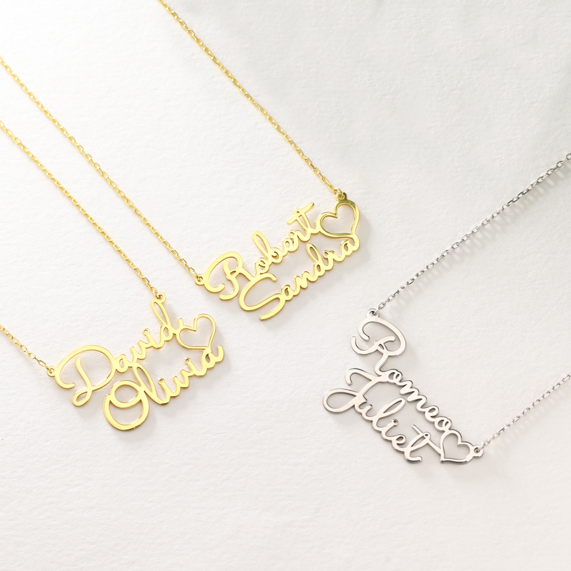 Couple name shop gold locket