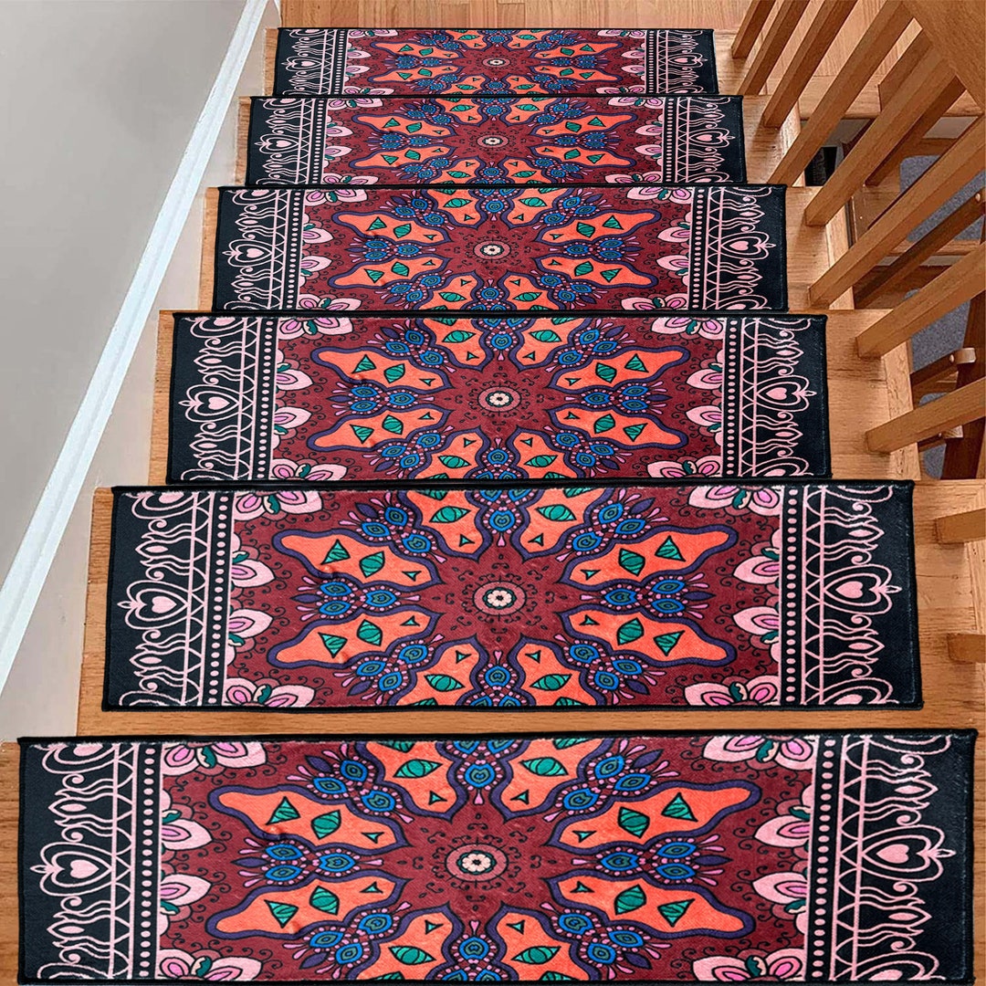 Romanian Stair Rug, Stair Tread, Stair Treads Carpet, Stair Runner ...