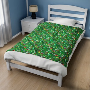 Goodnight Moon Velveteen Plush Blanket Great Gift for New Moms