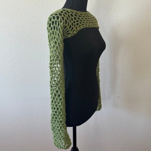 Crochet Mesh Sleeves