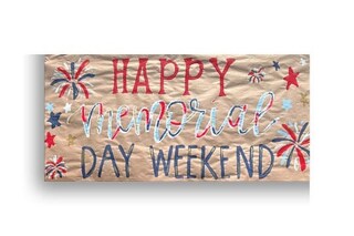 Creative Converting Striscione Per Festa Di Compleanno Ragazza - Tema Bosco Con Animali, 152 Cm, Con Adesivi Personalizzabili