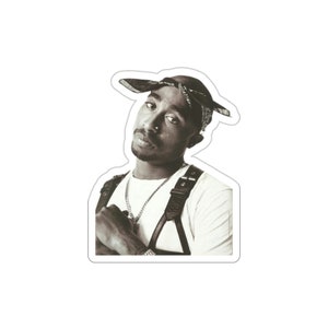 Tupac Shakur Die-Cut Stickers