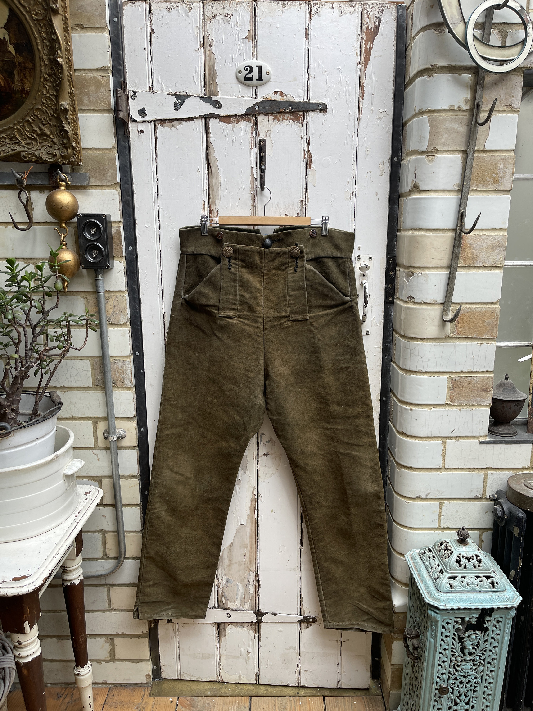 パンツ 50's brown moleskin work pants 50's brown moleskin work pants