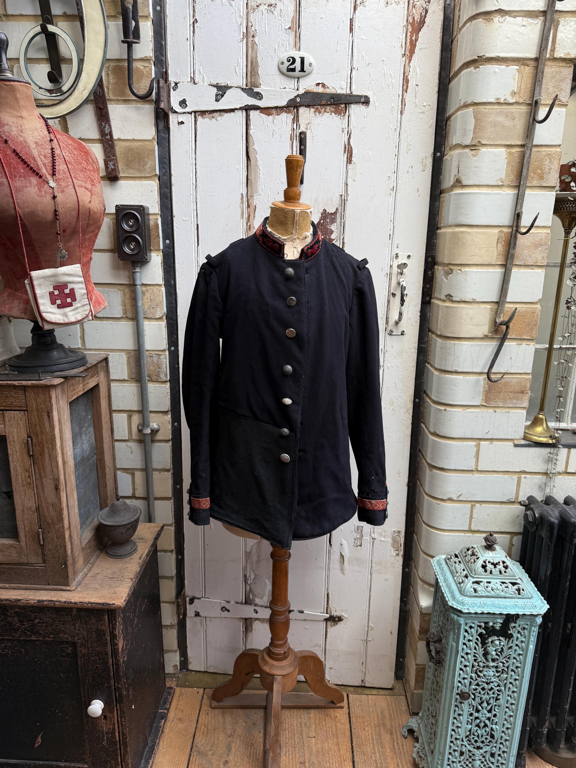 French Fireman Coat - Etsy 1900s France Antique Fireman Jacket ピケ
