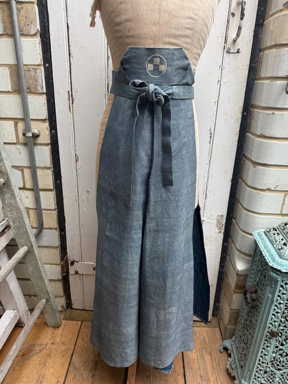 Antique Japanese Traditional Samurai Apron - Etsy