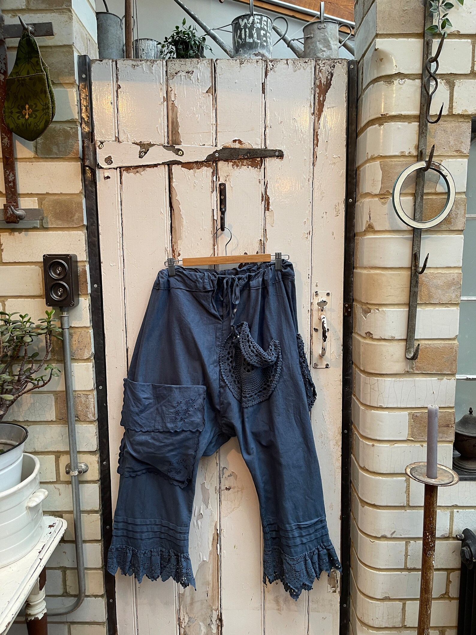 Blue Antique Pant Set