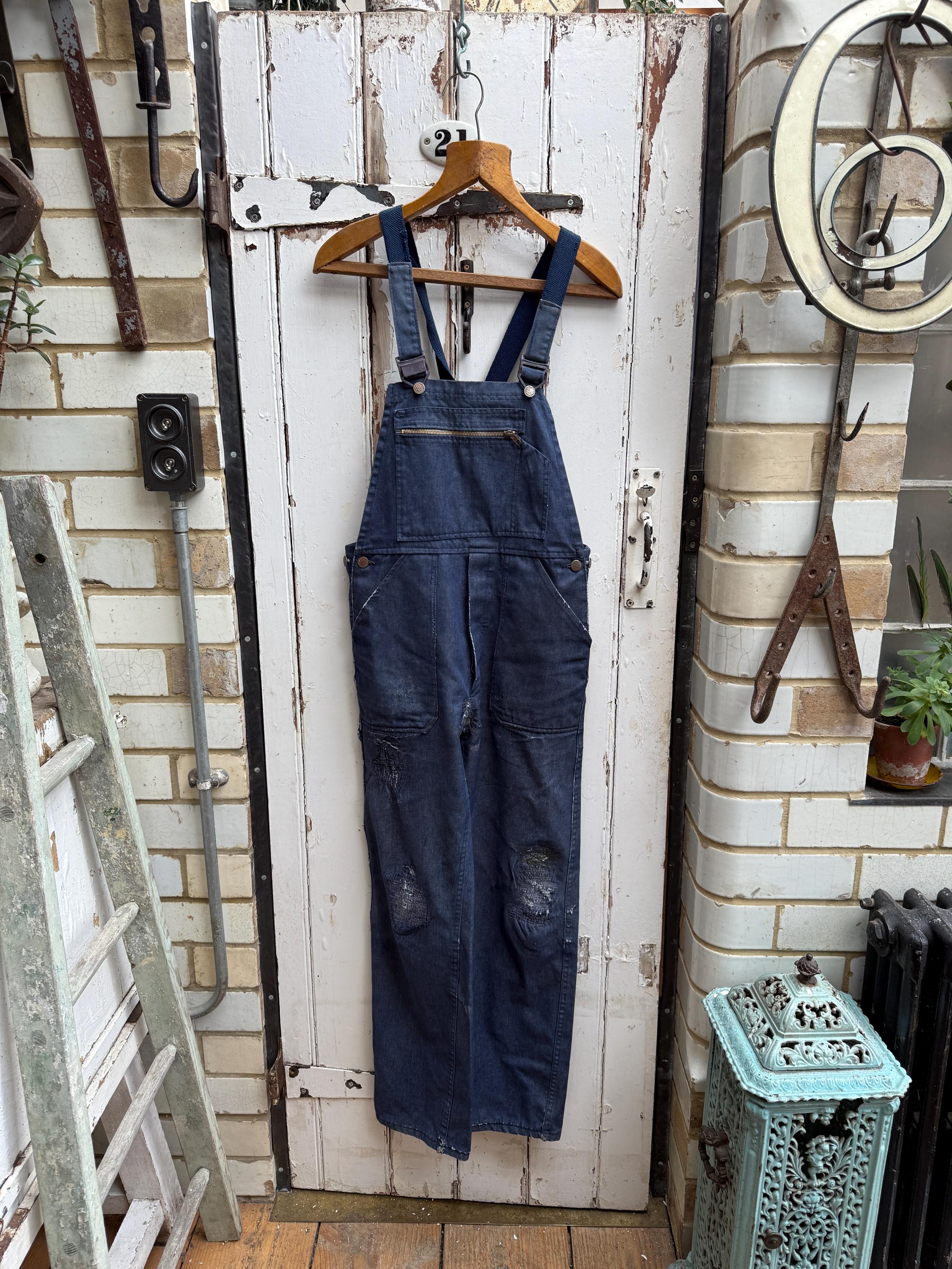 French Blue Overalls - Etsy
