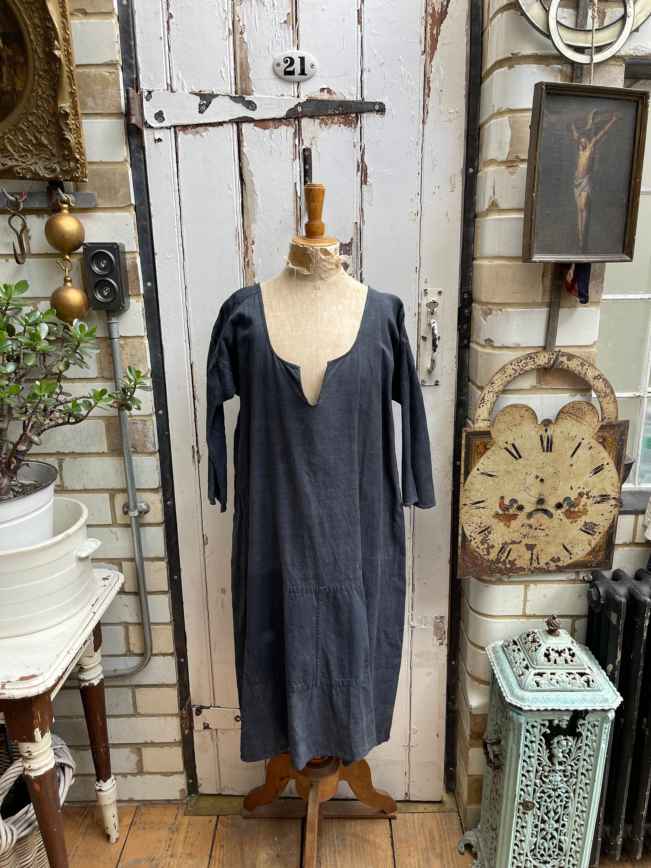 French Grey Dress Etsy Israel