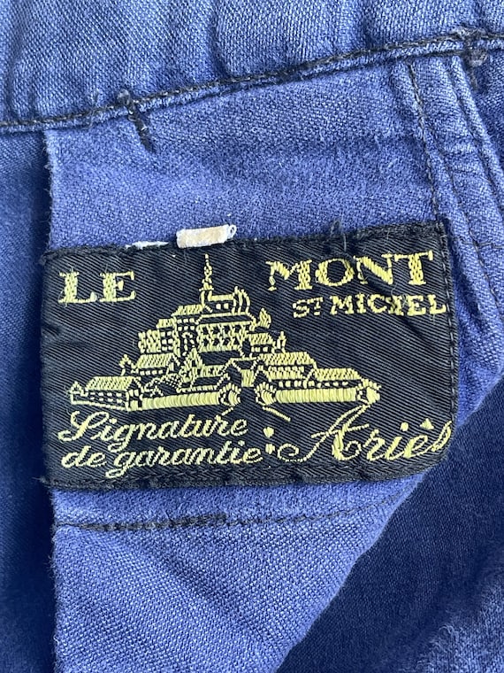 1950s LE MONT ST MICHEL ストライプ　ワークパンツ 1950s LE MONT ST MICHEL ストライプ ワークパンツ LE MONT ST