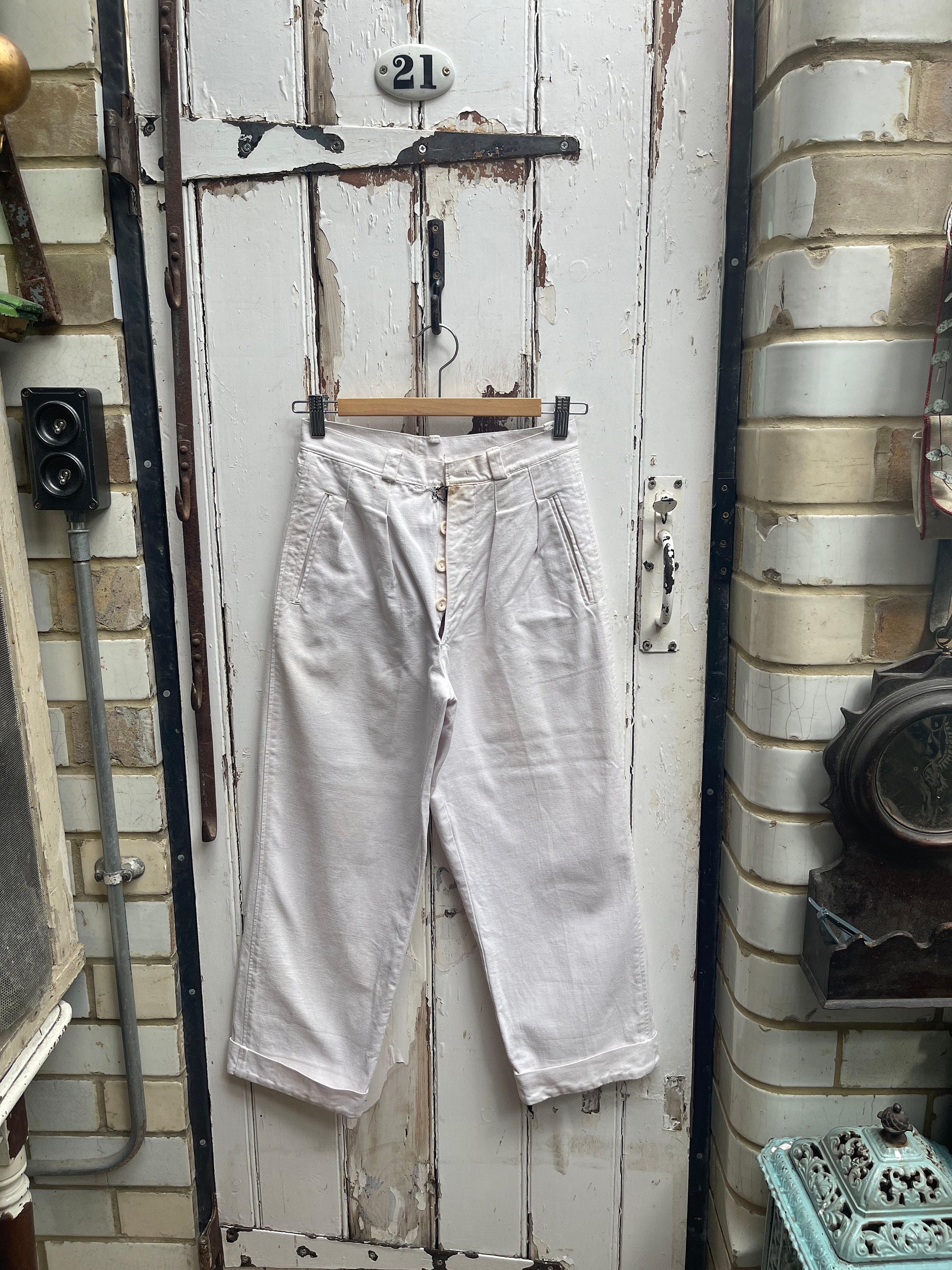 Vintage French Pants Linen - Etsy Canada Vintage French Pants Linen - Etsy Canada