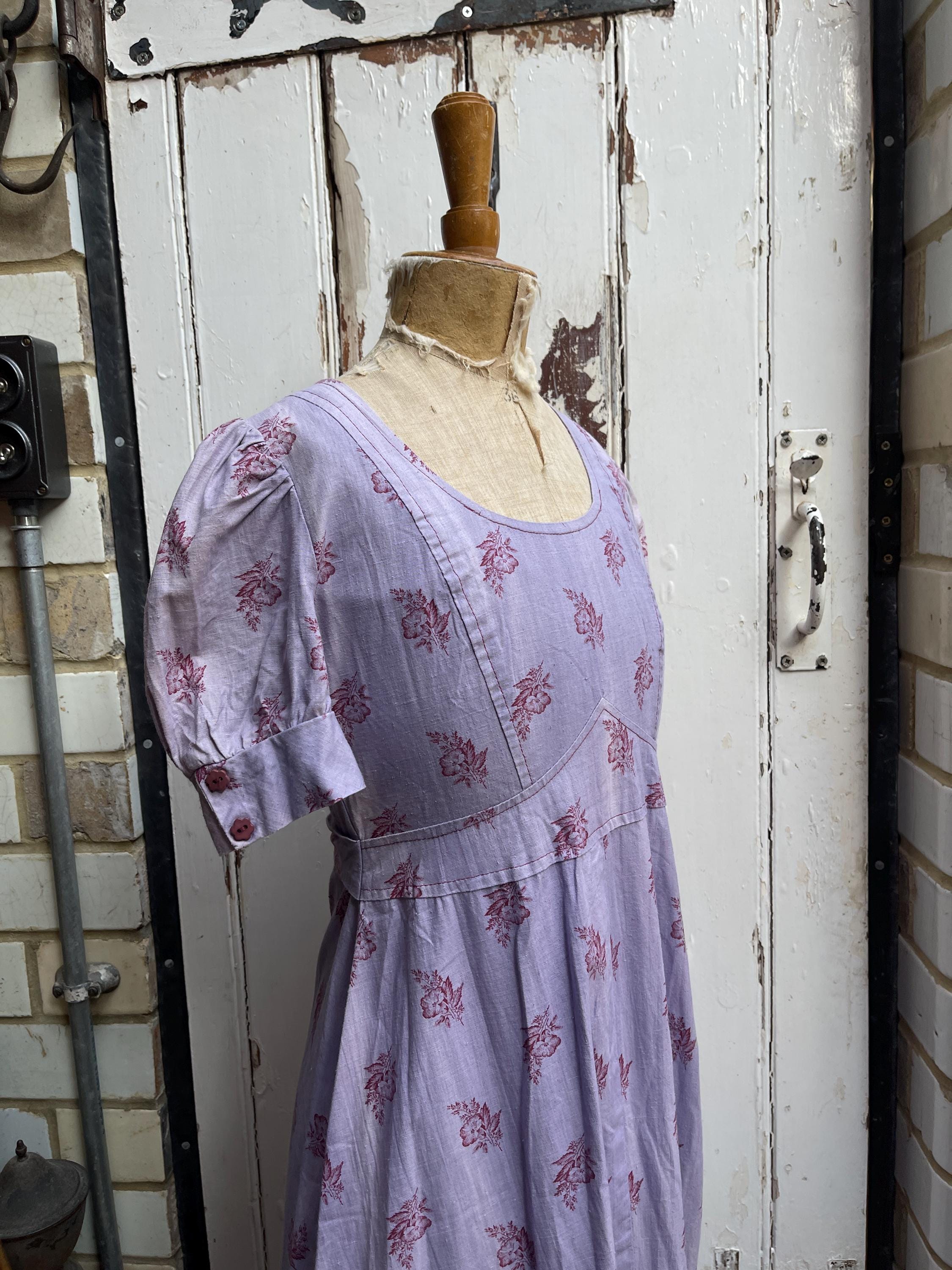 Sweet 70s Cotton Mini Dress by Peter Robinson main image 1