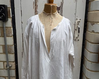 Antique French Linen Nuns Gown: Religious Motif, Size L - Etsy