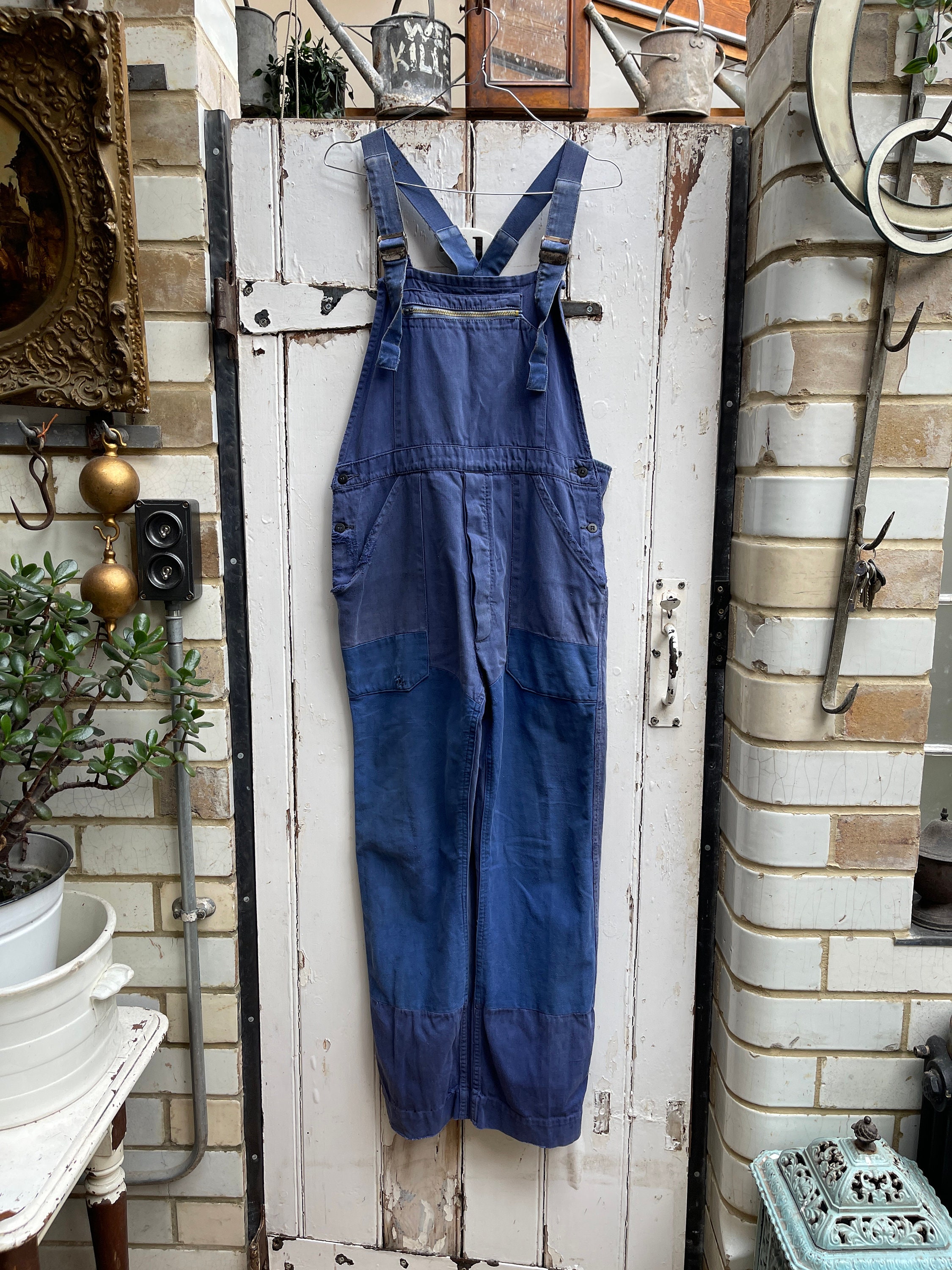 PORTER CLASSIC　FRENCH OVERALLS 30 inch waist French JUMPSUIT Workwear Vintage Coveralls